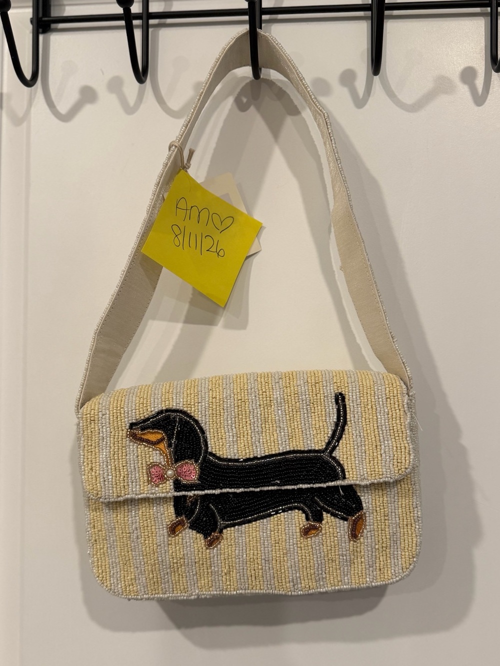 Beaded Dachshund Purse